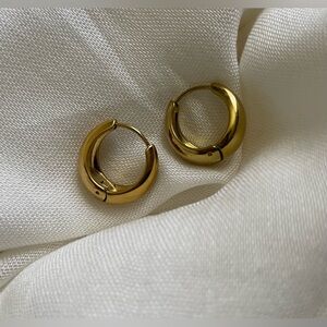 B. Collective Classic Gold Huggie-Hoop Earrings (Boutique) | SAMPLE SALE